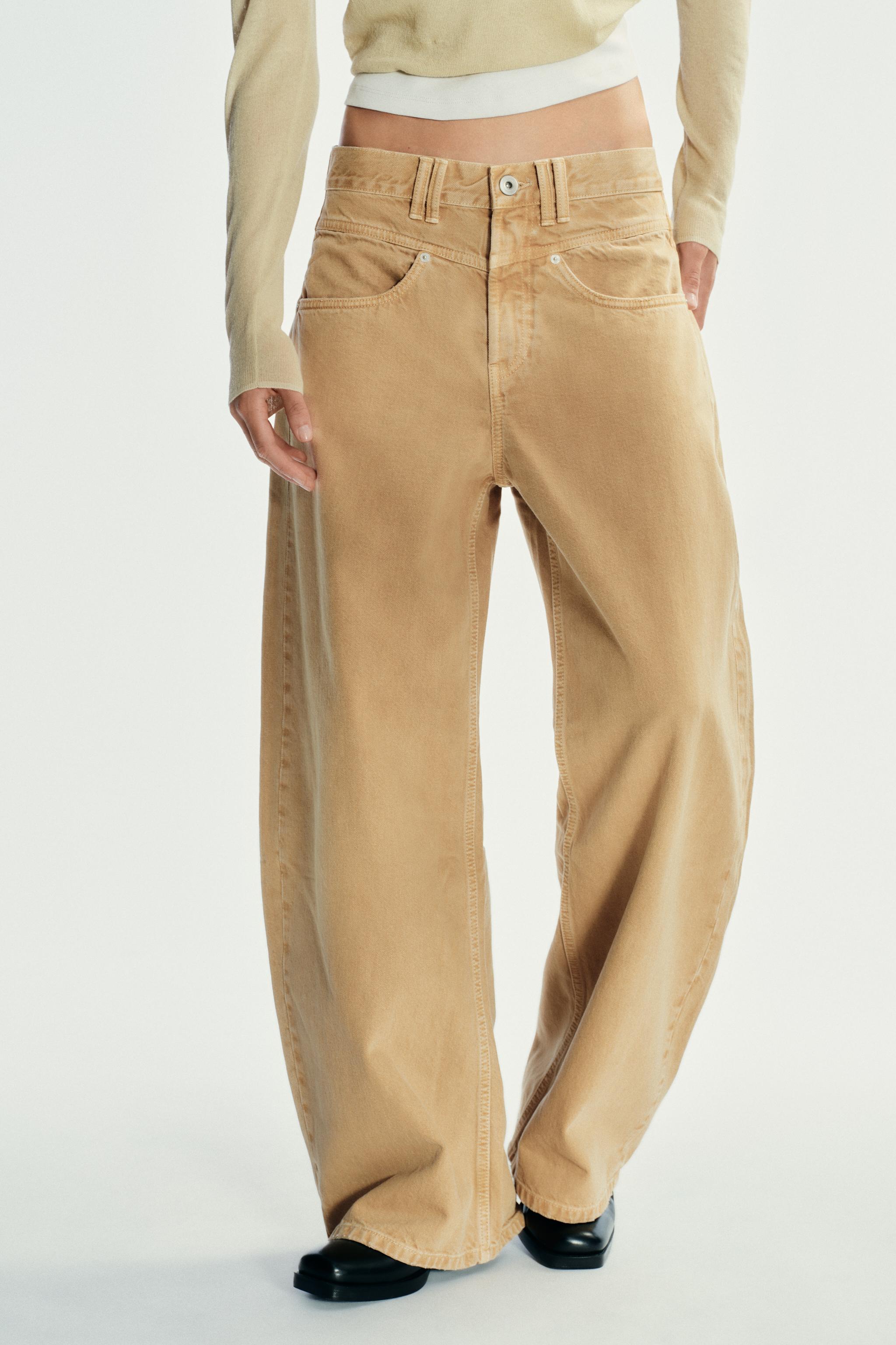 JEAN TRF BAGGY BARREL TAILLE BASSE